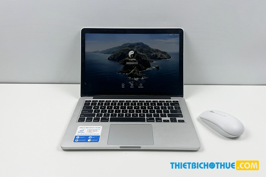 Cho thuê macbook 2014 13 inch - mặt trước